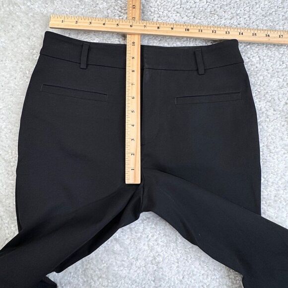 Anthropologie Maeve Straight Leg Ankle Trouser Pant Black - Picture 6 of 7